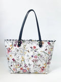 White Floral Tote