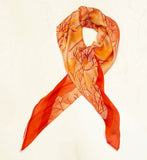 Loro Piana Coral Silk Scarf