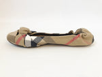 Burberry Knotted Nova Check Ballet Flats Size 41 It (11 Us)