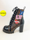 NEW Louis Vuitton Heart Ankle Boot Size 36.5 It (6.5 Us)