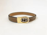 Gucci Gg Leather Belt