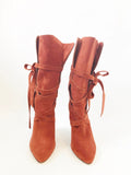 NEW Veronica Beard Suede Boots Size 38 It (8 Us)