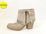 Barneys Suede Bootie Size 39 It (9 Us)