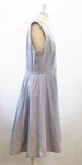 Tory Burch Blue Striped Dress Size 12