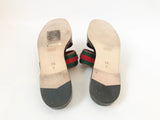 Gucci Web Sandal Size 37.5 It (7.5 Us)