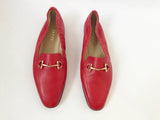 NEW Gucci Red Loafer Size 38.5 It (8.5 Us)