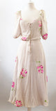 Vintage Judy Hornsby Couture Silk Dress Size 10