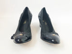 Chanel Cap-Toe Ruffle Pump Size 40 It (10 Us)