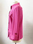 St. John Pink Knit Jacket Size 10