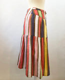 Oilily Striped Tiered Skirt Size 38 It (M / 6)