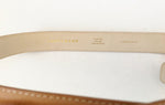 NEW Longchamp Tan Leather Belt