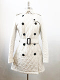 Burberry Quilted W/Belt Jacket Size 6