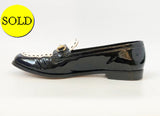 Vintage Gucci Two-Tone Patent Leather Loafer Size