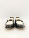 Vintage Gucci Two-Tone Patent Leather Loafer Size