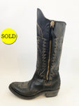 Golden Goose Distressed Western Boots Size 39 It (9 Us)