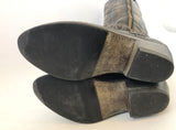 Golden Goose Distressed Western Boots Size 39 It (9 Us)