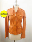 Tory Burch Leather Jacket Size 6