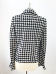 St. John Collection Houndstooth Knit Jacket Size 10