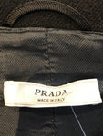 Prada Belted Wool Coat Size 40 It (4 Us)