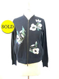 Worth Floral Embroidered Cardigan Size P