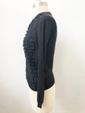 Red Valentino Lace Ruffle Cardigan Size S