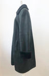 McElroy Black Shearling Coat Size L