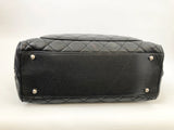 Chanel Surpique Caviar Leather Bowler Bag