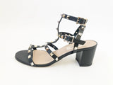 Valentino Rockstud Caged Sandal Size 37.5 It (7.5 Us)