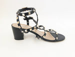 Valentino Rockstud Caged Sandal Size 37.5 It (7.5 Us)