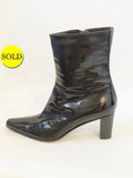Aquatalia Patent Leather Boots Size 7