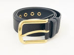 NEW Prada Gold-Tone Buckle Belt Size L