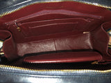 Vintage Chanel Chevron Leather Shoulder Bag