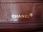 Vintage Chanel Chevron Leather Shoulder Bag