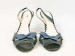 Marc Jacobs Teal Sandals Size 8.5