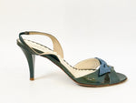 Marc Jacobs Teal Sandals Size 8.5