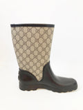 Gucci Fur Lined Rubber Boots Size 39 It (9 Us)