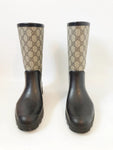 Gucci Fur Lined Rubber Boots Size 39 It (9 Us)