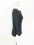 Vintage Chanel Sweater With Removable Bow Size M