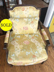 Kravet Fabric Lounge Chair With Pillow