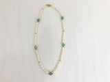 Freshwater Jade Pearl Necklace