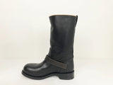 Bottega Veneta Leather Moto Boots Size 36.5 It (6.5 Us)