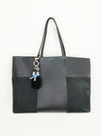 Leather And Suede Tote
