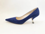 Prada Blue Suede Pumps Size 40 It (10 Us)