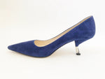 Prada Blue Suede Pumps Size 40 It (10 Us)