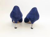 Prada Blue Suede Pumps Size 40 It (10 Us)