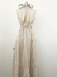 Johanna Ortiz Halter Maxi Dress Size 10