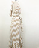 Johanna Ortiz Halter Maxi Dress Size 10