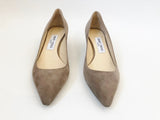 NEW Jimmy Choo Suede Pumps Size 37.5 It (7.5 Us)