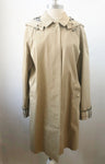 Burberry London Trench Coat With Hood Size 10