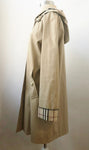 Burberry London Trench Coat With Hood Size 10